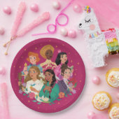 天国™パーティープレートのプリンセス（大） ペーパープレート (パーティー)
