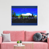 天国 |マネーマウンテン キャンバスプリント (インサイチュ (リビング))