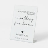 天国 台座サイン (正面)