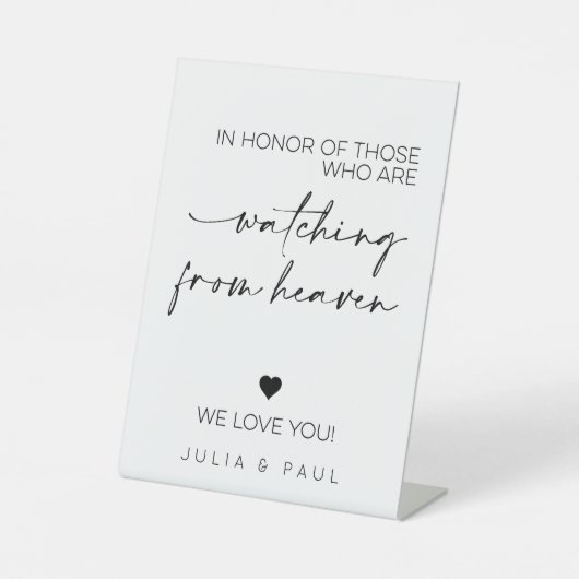 天国 台座サイン (正面)