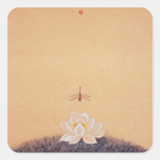 天国・地球シリーズ第7号の精霊 スクエアシール (正面)