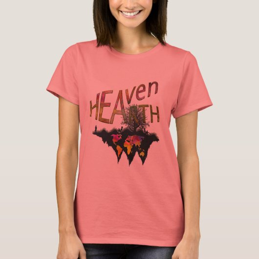 天国・地球 Tシャツ (正面)