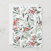 天国&自然シングクラシッククリスマスフォト シーズンカード (裏面)