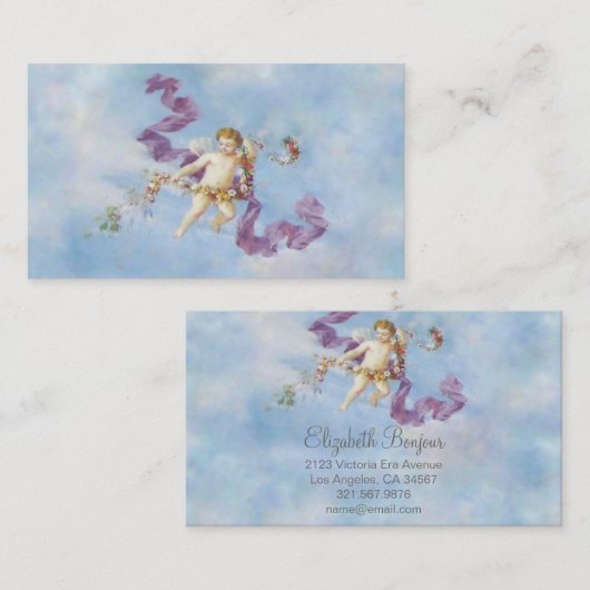 天国Iの~の名刺の天使 名刺 (正面/裏面)