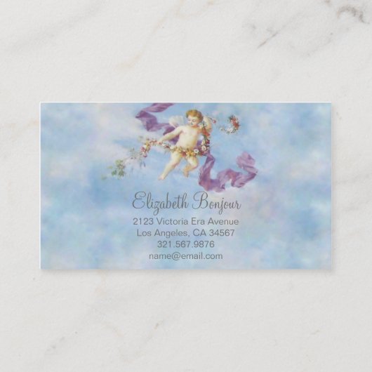 天国Iの~の名刺の天使 名刺 (裏面)
