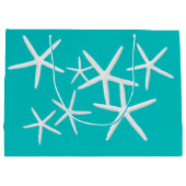 天国n自然スターフィッシュビーチクリスマス ラージペーパーバッグ (裏面)