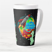 天地は君のものだ カフェラテマグ (右アングル)