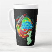 天地は君のものだ カフェラテマグ (左アングル)