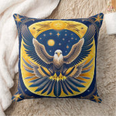 天地付きワシ クッション (ブランケット)