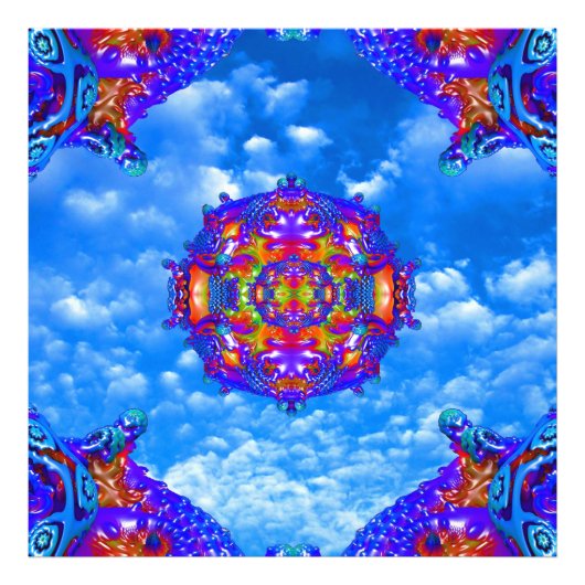 天地平線 フォトプリント            (正面)