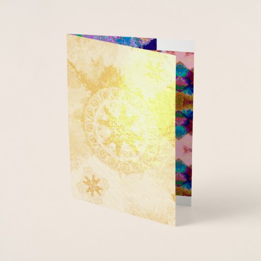 天地 箔カード (正面)