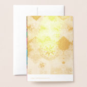 天地 箔カード (裏面封筒付き)