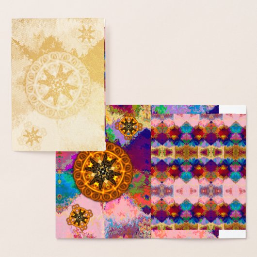 天地 箔カード (ディスプレー)