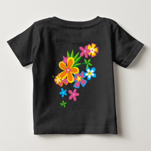 天堂のフラガール 赤ちゃんスリーパ ベビーTシャツ (裏面)