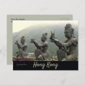 天壇大仏 ランタオ島 香港 ポストカード (正面/裏面)