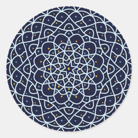 天夜のシール ラウンドシール (正面)