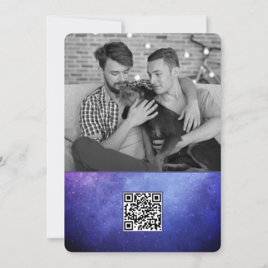 天夜愛あなたを月にウェディングシャワー 招待状 (裏面)