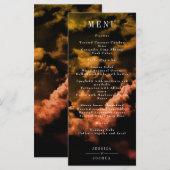 天夜月の空結婚の夕食 メニュー (正面/裏面)