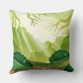 天夜森林枕カバー クッション (裏面)