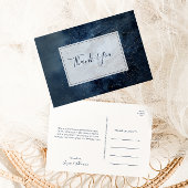 天夜空とフレームありがとうはがき ポストカード