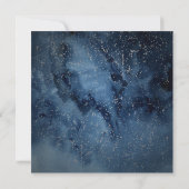 天夜空とフレームスクエア結婚 招待状 (裏面)