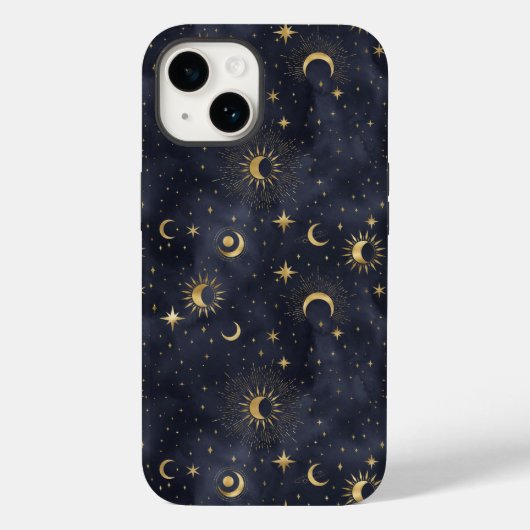 天夜空と星の太陽の月Case-Mate Case-Mate iPhoneケース (裏面)