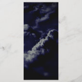 天夜空ネイビーブルー結婚ズ・ディナー メニュー (裏面)