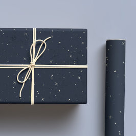 天夜空ネイビーブルー ラッピングペーパーシート