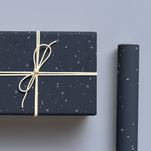 天夜空ネイビーブルー ラッピングペーパーシート