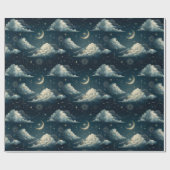 天夜空紙模様 ラッピングペーパー (フラット)