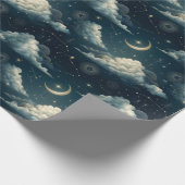 天夜空紙模様 ラッピングペーパー (角)