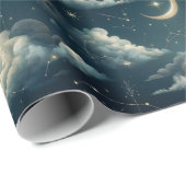 天夜空紙模様 ラッピングペーパー (ロールコーナー)