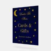 天夜空結婚の アクリルサイン (傾斜)