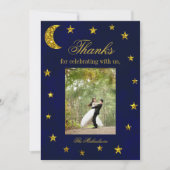 天夜空結婚の サンキューカード (正面)