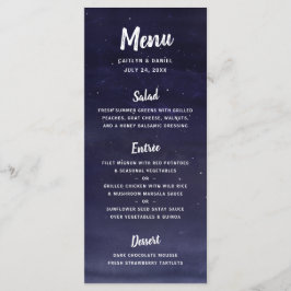 天夜空結婚の メニュー