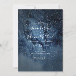 天夜空 |シルバカジュアルー結婚ズ 招待状