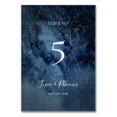 天夜空 |シルバーテーブル番号 テーブルナンバー (裏面)