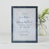 天夜空(フレーム付きカジュアル結婚) 招待状 (スタンド正面)