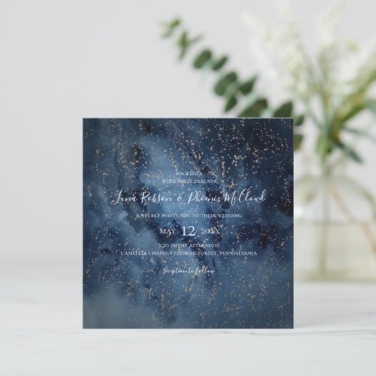 天夜空 |金ゴールドスクエア結婚ズ 招待状 (スタンド正面)