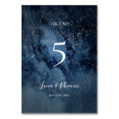 天夜空 |金ゴールドテーブル番号 テーブルナンバー (裏面)