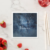 天夜空 |金ゴールド結婚のナプキンス スタンダードカクテルナプキン (インサイチュ)