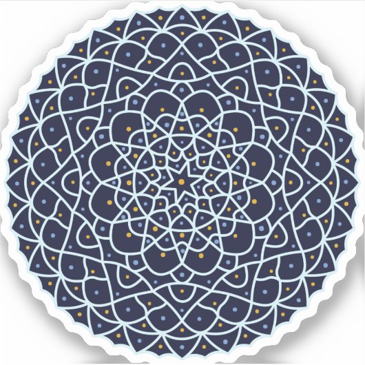 天夜輪郭シール シール (正面)