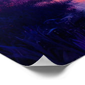 天夜、森の星付き川 ポスター (角)