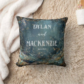 天大理石銀河系結婚ズ クッション (ブランケット)