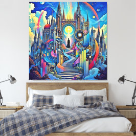 天大聖堂の街並み キャンバスプリント