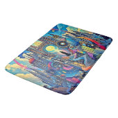 天大聖堂の街並み バスマット (アングル)