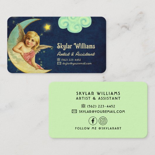 天天使カスタムビジネスカード 名刺 (正面/裏面)