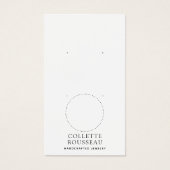 天太陽ムーンイヤリングジュエリー表示 (正面)