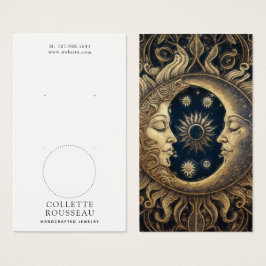 天太陽ムーンイヤリングジュエリー表示