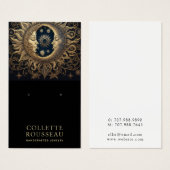 天太陽ムーンイヤリングジュエリー表示 (正面&裏面)